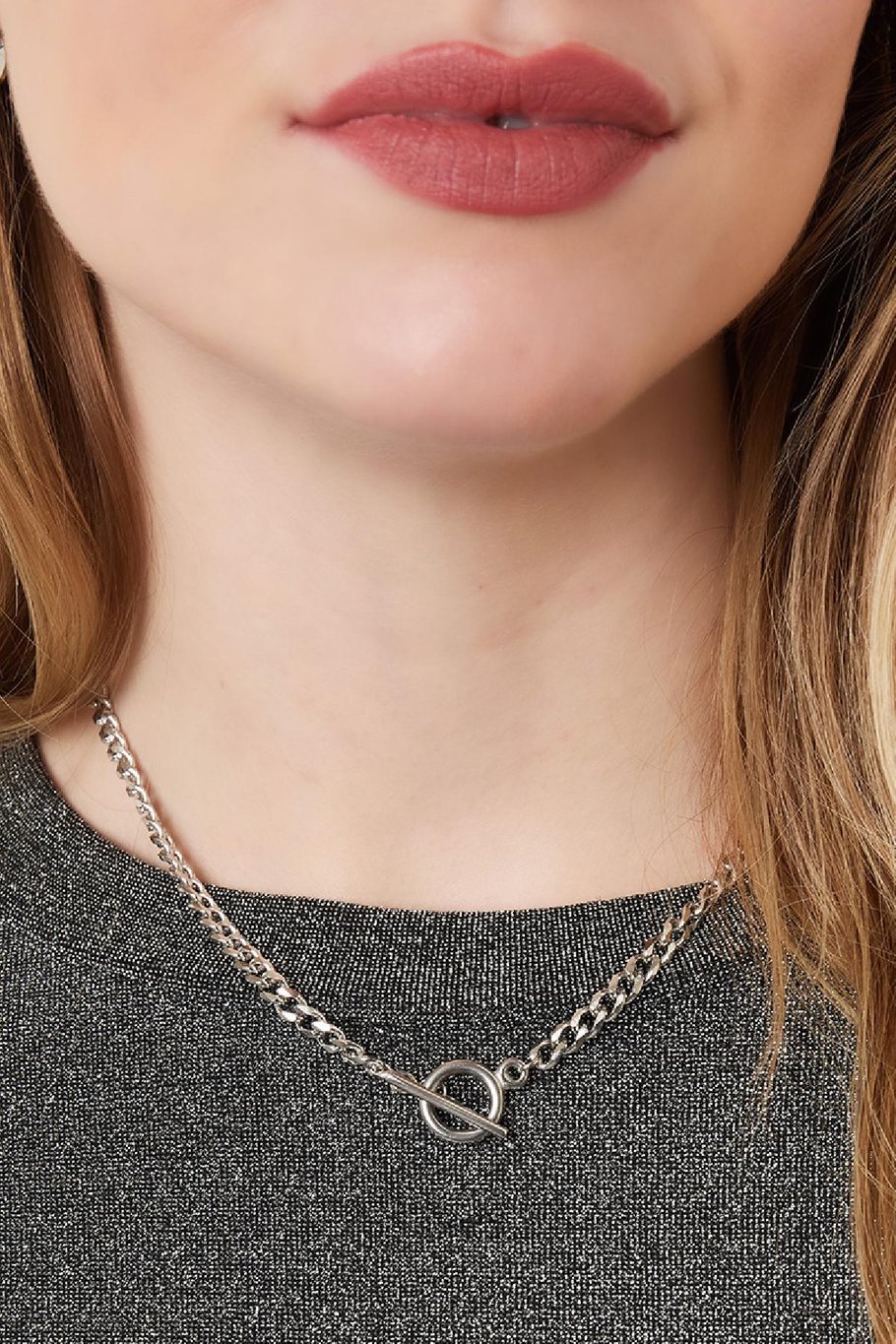 Halskette Chain Sanya Goldfarbe Edelstahl Bild3